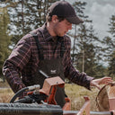 Hoggs Of Fife Countrysport Luxury Hunting Shirt - Olive/Wine Check
