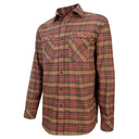 Hoggs Of Fife Countrysport Luxury Hunting Shirt - Rust Check