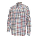 Hoggs of Fife Douglas Twill Shirt - Navy/Red/Olive