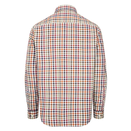 Hoggs of Fife Douglas Twill Shirt - Olive/Rust