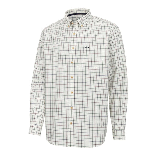 Hoggs of Fife Fenwick Tattersall Shirt - Navy/Green/Wine