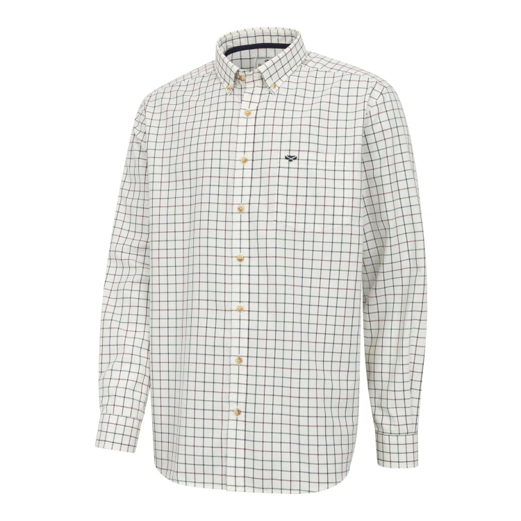Hoggs of Fife Fenwick Tattersall Shirt - Navy/Green/Wine