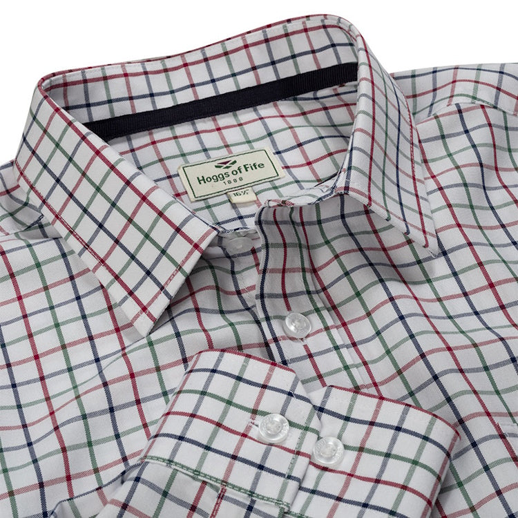 Hoggs of Fife Fernie Bamboo Shirt - Green/Red/Blue