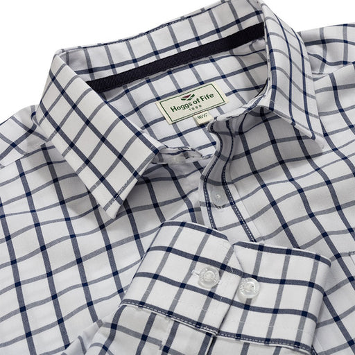 Hoggs of Fife Fernie Bamboo Shirt - Navy