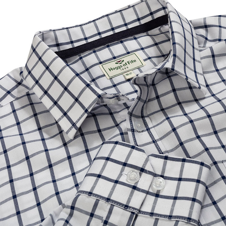 Hoggs of Fife Fernie Bamboo Shirt - Navy
