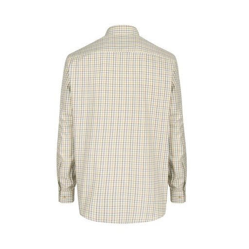 Hoggs of Fife Inverness Cotton Tattersall Shirt - Brown/Gold/Navy