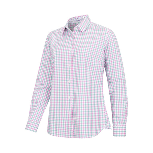 Hoggs of Fife Ladies Becky II Shirt - Seafoam/Candy
