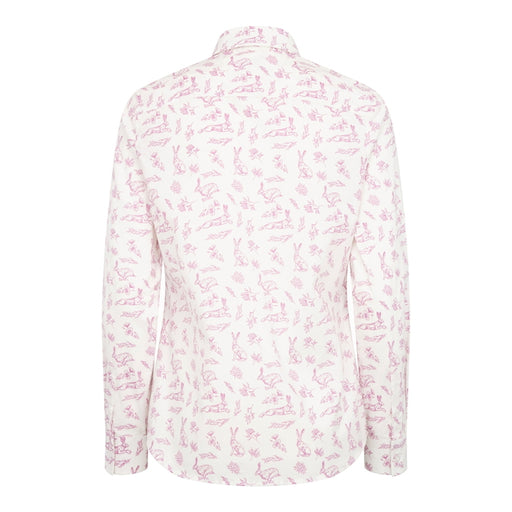Hoggs of Fife Ladies Hare Print Shirt - Pink