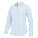 Hoggs of Fife Ladies Ingliston Stretch Stripe Shirt - Blue/White