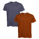 Hoggs of Fife Sandwood 2 Pack T-Shirts - Slate Blue/Rust