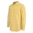 Hoggs Of Fife Governor Premier Tattersall Shirt - Gold Check