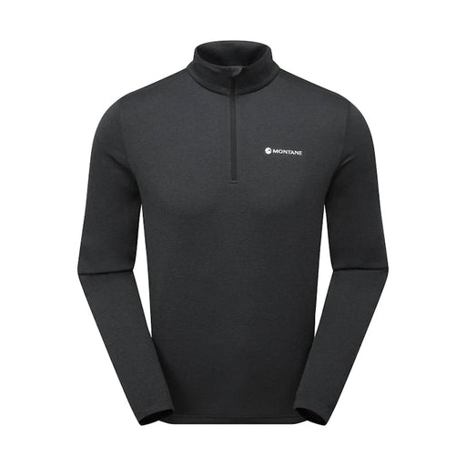 Montane Dart Zip Neck T-Shirt - Black