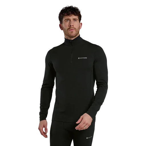 Montane Malli Long Sleeve Zip T-Shirt - Black