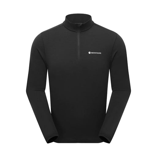 Montane Malli Long Sleeve Zip T-Shirt - Black
