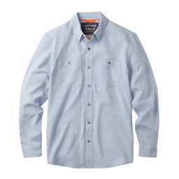 Orvis Tech Chambray Long Sleeve Work Shirt - Blue Chambray