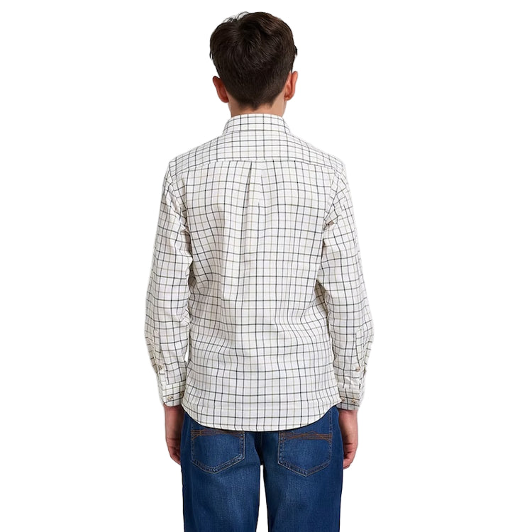 Jack Pyke Junior Countryman Shirt - Green Check