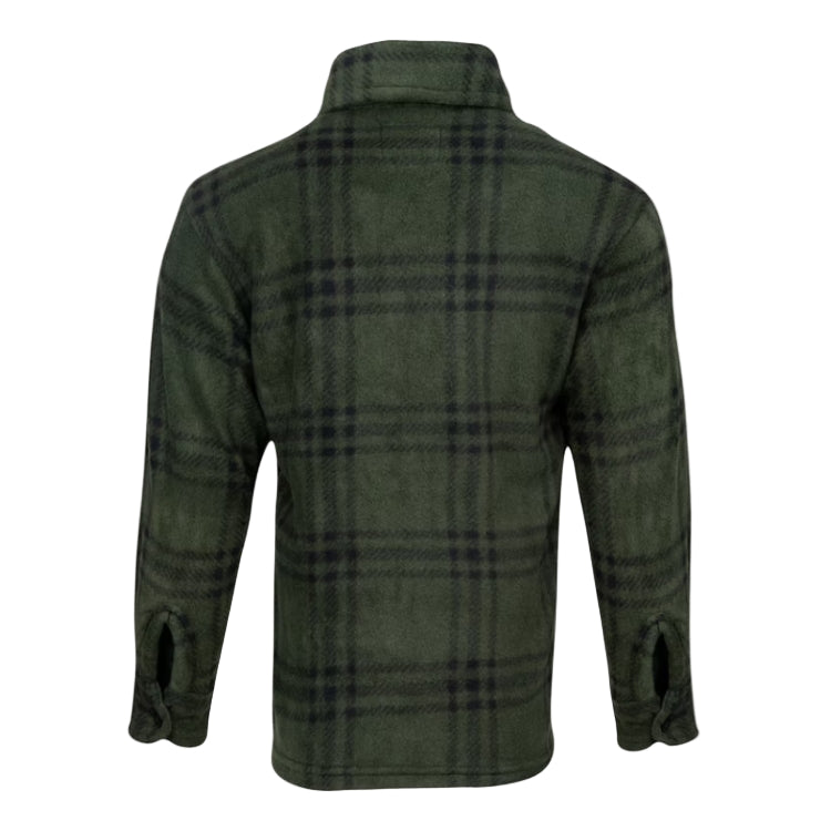 Jack Pyke Junior Polar Fleece Shirt - Green Check