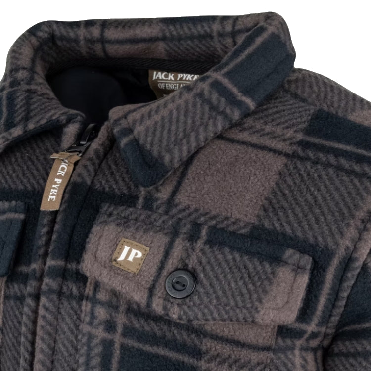 Jack Pyke Junior Tundra Shirt - Brown Check