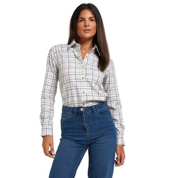 Jack Pyke Ladies Countryman Shirt - Large Check Navy