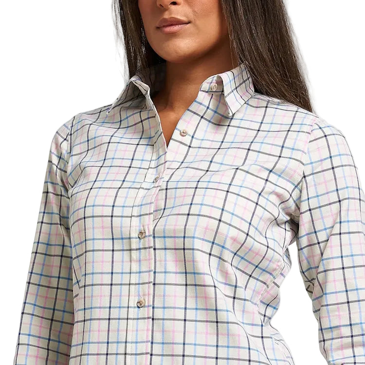 Jack Pyke Ladies Countryman Shirt - Large Check Navy