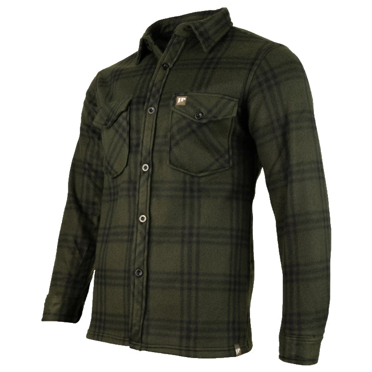 Jack Pyke Polar Fleece Shirt - Green Check