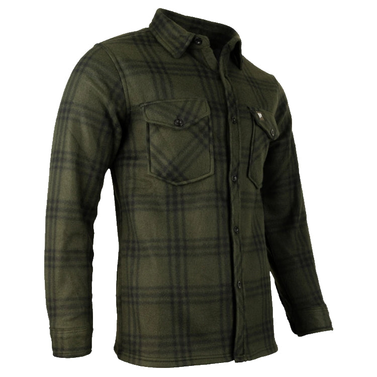 Jack Pyke Polar Fleece Shirt - Green Check