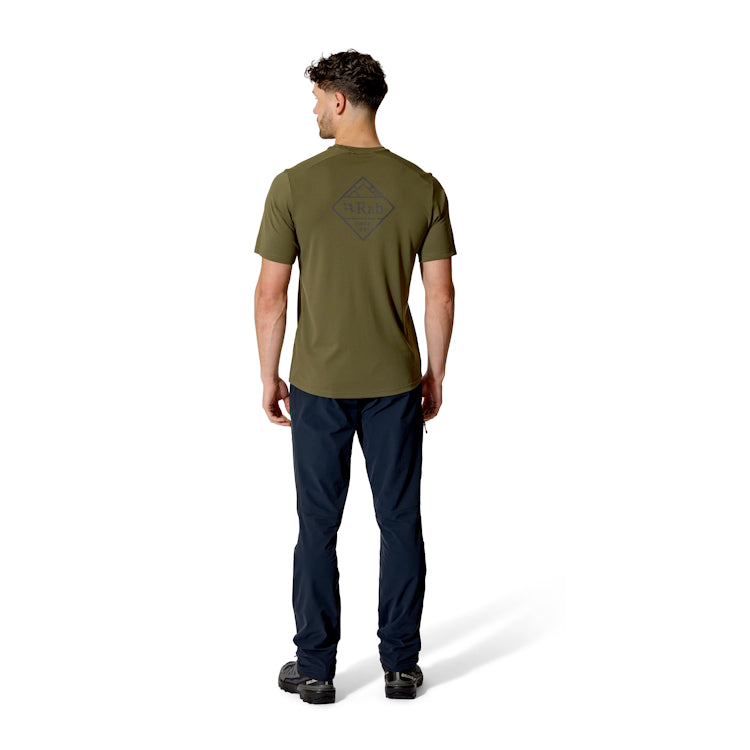 Rab Force Stamp Tee Shirt - Olive