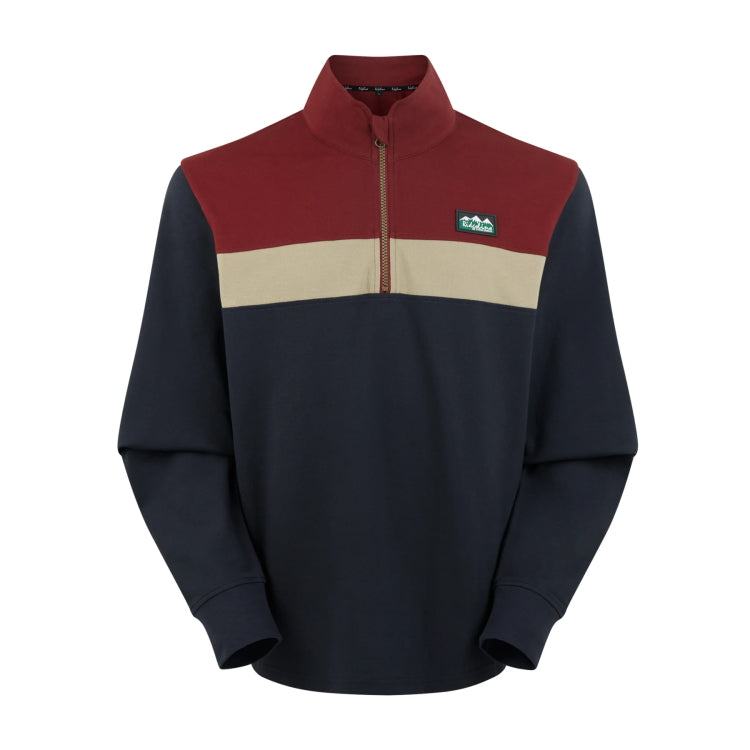 Ridgeline Backslider Rugby Top - Navy Multi