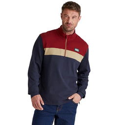 Ridgeline Backslider Rugby Top - Navy Multi