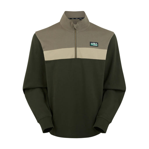 Ridgeline Backslider Rugby Top - Olive Multi
