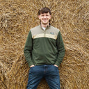 Ridgeline Backslider Rugby Top - Olive Multi