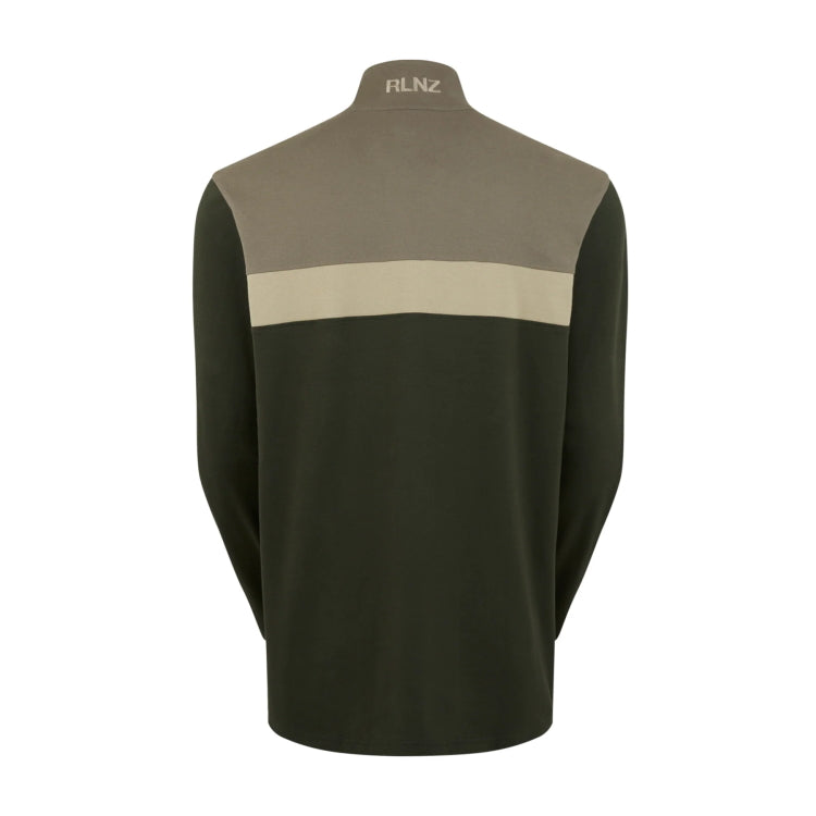 Ridgeline Backslider Rugby Top - Olive Multi