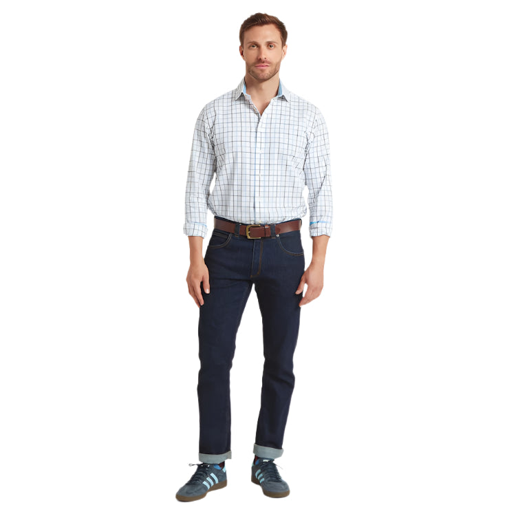 Schoffel Baconsthorpe Tailored Shirt - Mountain Blue