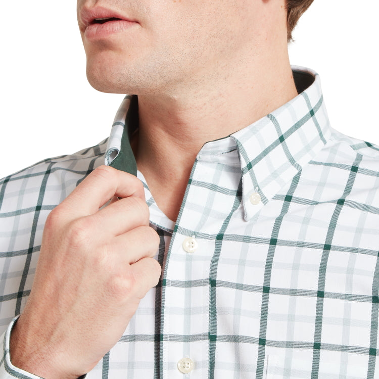 Schoffel Brancaster Classic Shirt - Deep Pine Check