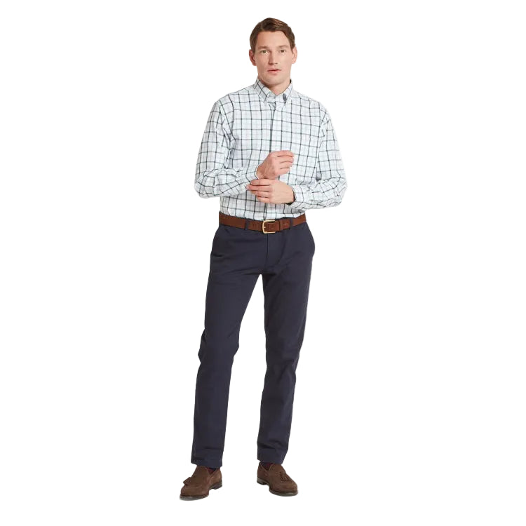 Schoffel Brancaster Classic Shirt - Deep Pine Check