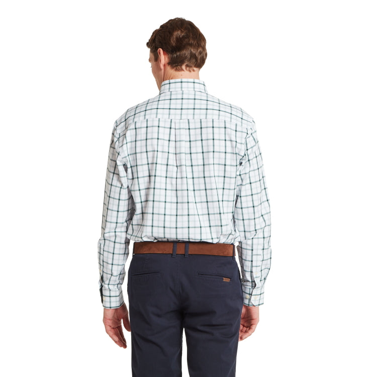 Schoffel Brancaster Classic Shirt - Deep Pine Check