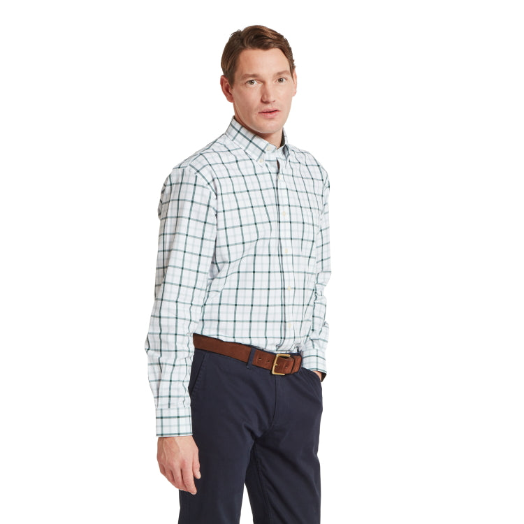 Schoffel Brancaster Classic Shirt - Deep Pine Check