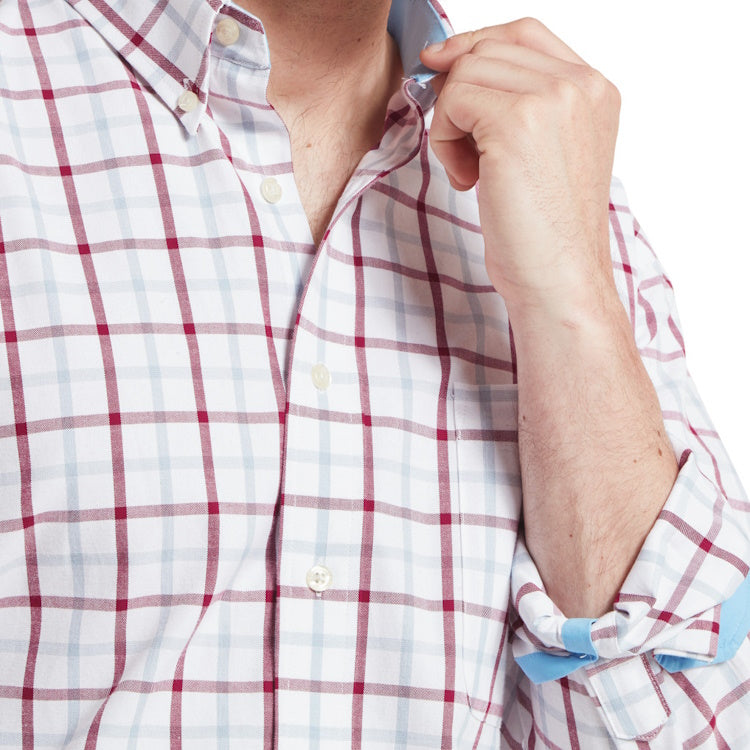 Schoffel Brancaster Classic Shirt - Mountain Blue Check