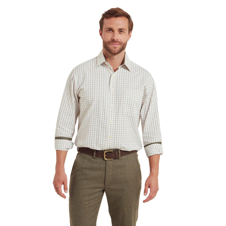 Schoffel Burnham Tattersall Shirt - Woodland Tattersall