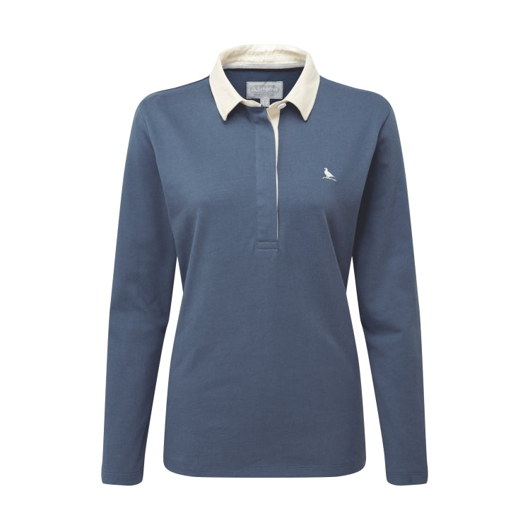 Schoffel Ladies Chapel Porth Rugby Shirt - Vintage Navy