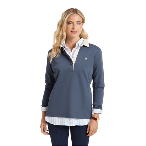 Schoffel Ladies Chapel Porth Rugby Shirt - Vintage Navy