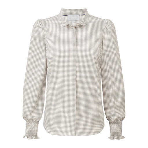 Schoffel Ladies Flora Gingham Shirt - Sage Green