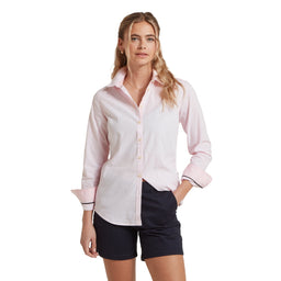 Schoffel Ladies Holme Striped Shirt - Mauve Blush
