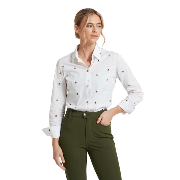 Schoffel Ladies Norfolk Shirt - Painted Bee