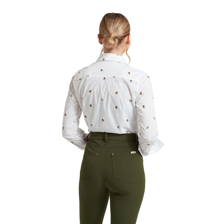 Schoffel Ladies Norfolk Shirt - Painted Bee