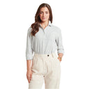 Schoffel Ladies Salthouse Linen Shirt - Blue Stripe