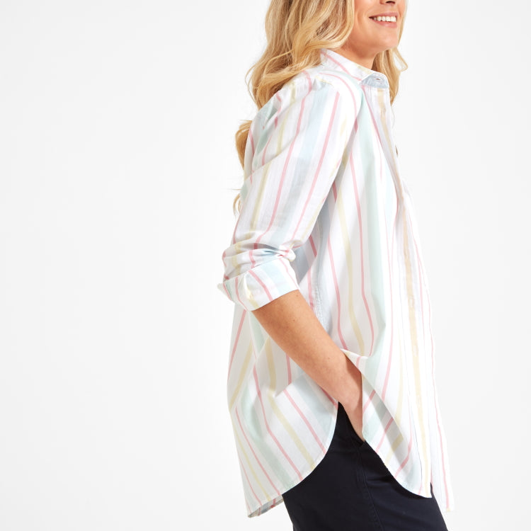 Schoffel Ladies Walberslack Cotton Shirt - Multi Stripe
