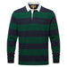 Schoffel St Mawes Rugby Shirt - Navy/Green Stripe