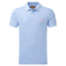 Schoffel St Ives Garment Dyed Polo Shirt - Pale Blue
