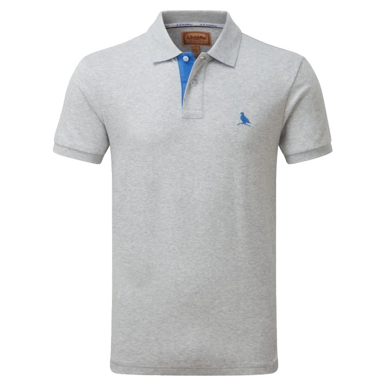 Schoffel St Ives Jersey Polo Shirt - Grey